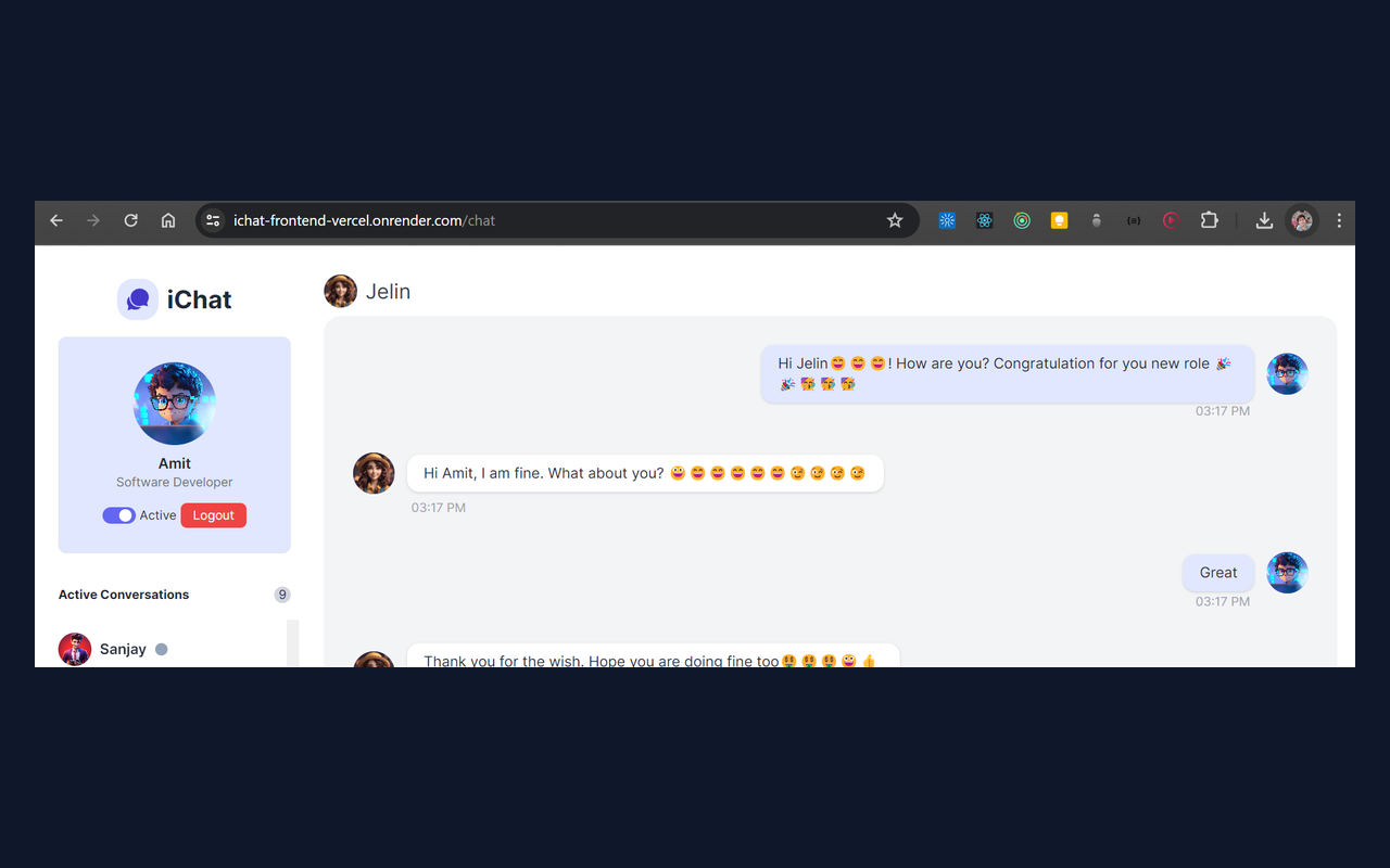 iChat product screenshot
